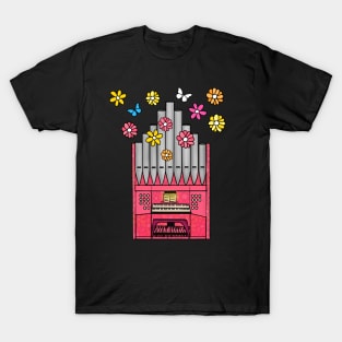 Mother's Day Church Organ Female Organist T-Shirt